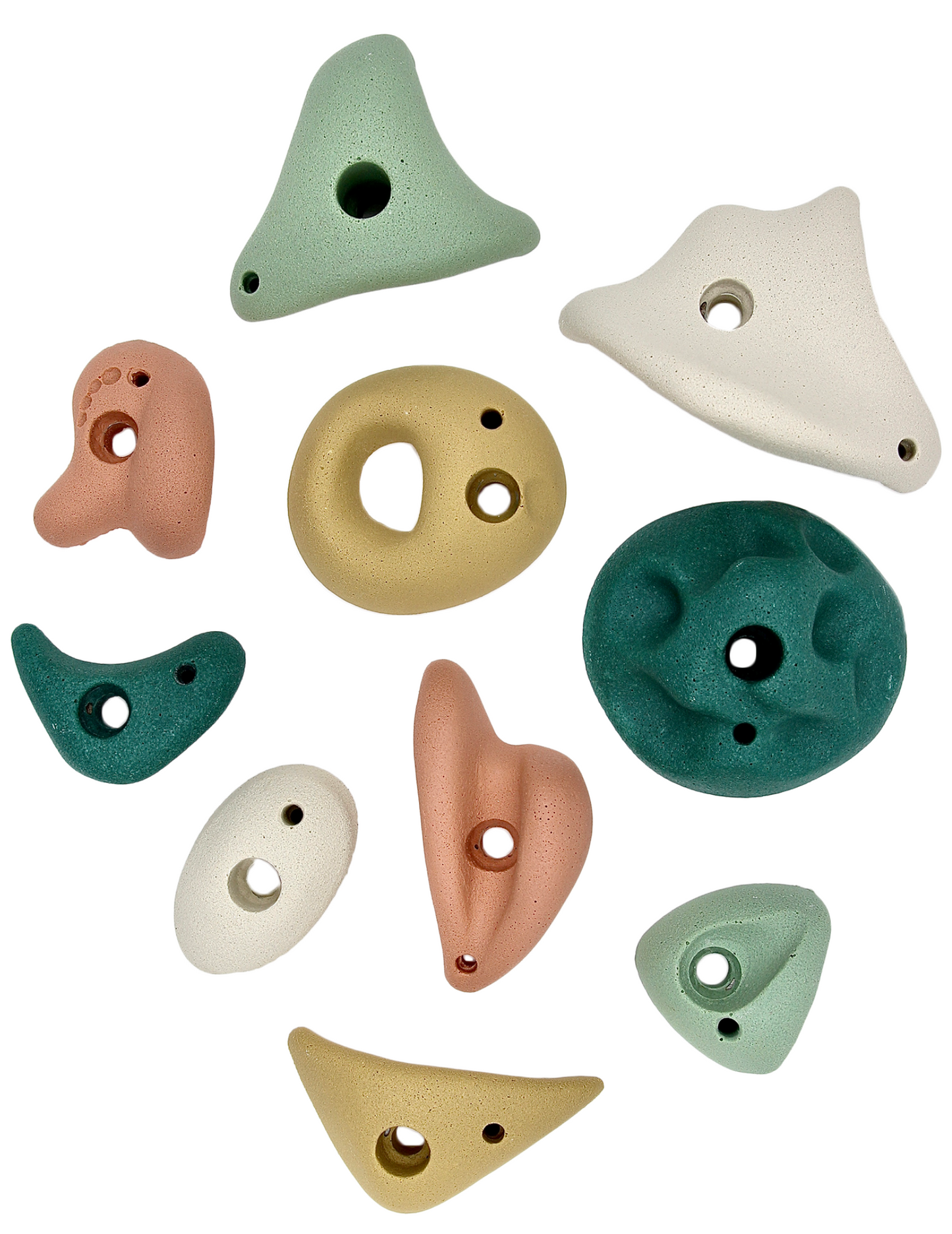 Everett & Avery Co. Premium Rock Climbing Holds (Moon Rock)