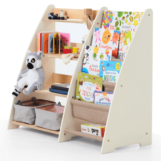 2in1 Montessori Shelf for Books and Toys Goodevas