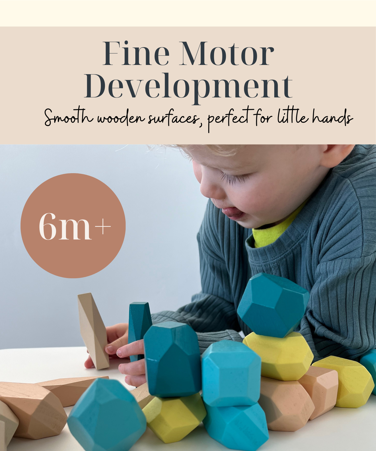 Everett & Avery Co. Montessori Wooden Blocks