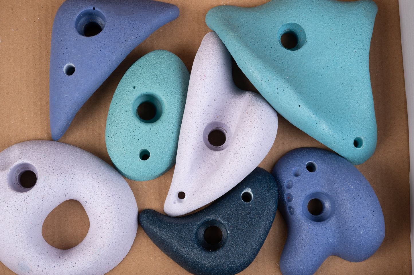 Aurora Collection, PREORDER ONLY! Everett & Avery Co. Glow-in-the-Dark Rock Climbing Holds