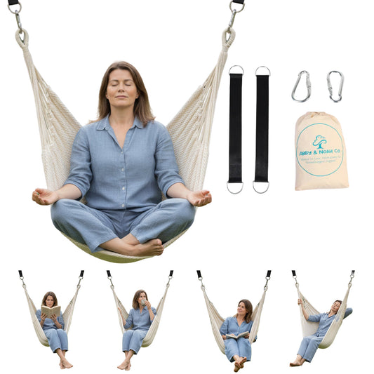 Therapist-Designed Handwoven Cotton Sensory Swing Abby & Noah Co.