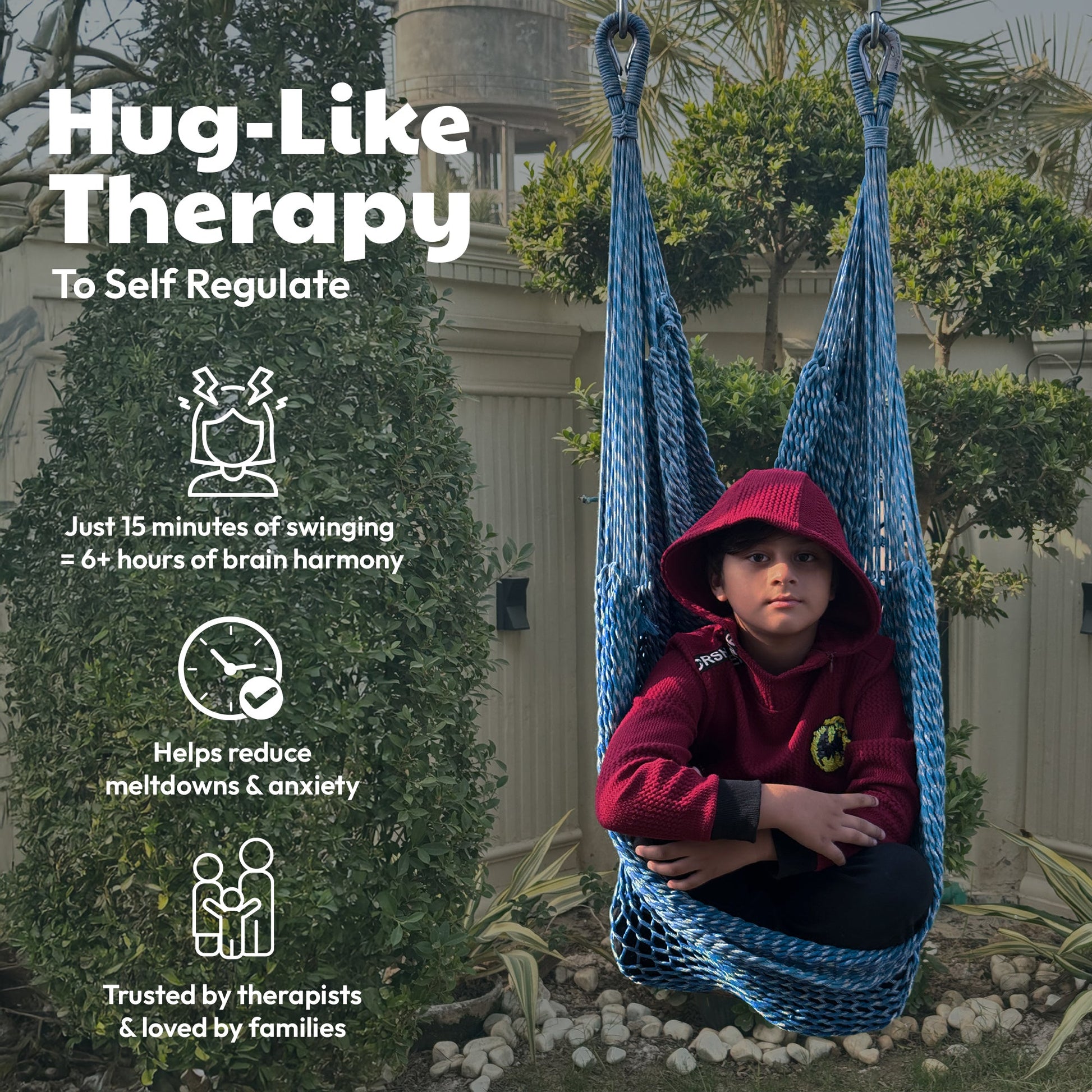 Therapist-Designed Outdoor Sensory Swing Abby & Noah Co.
