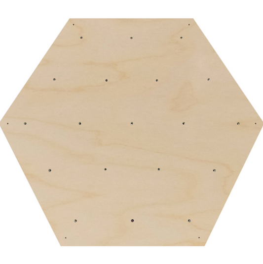 HexCore Modular Wooden Climbing Panel with Pre-Installed Hardware