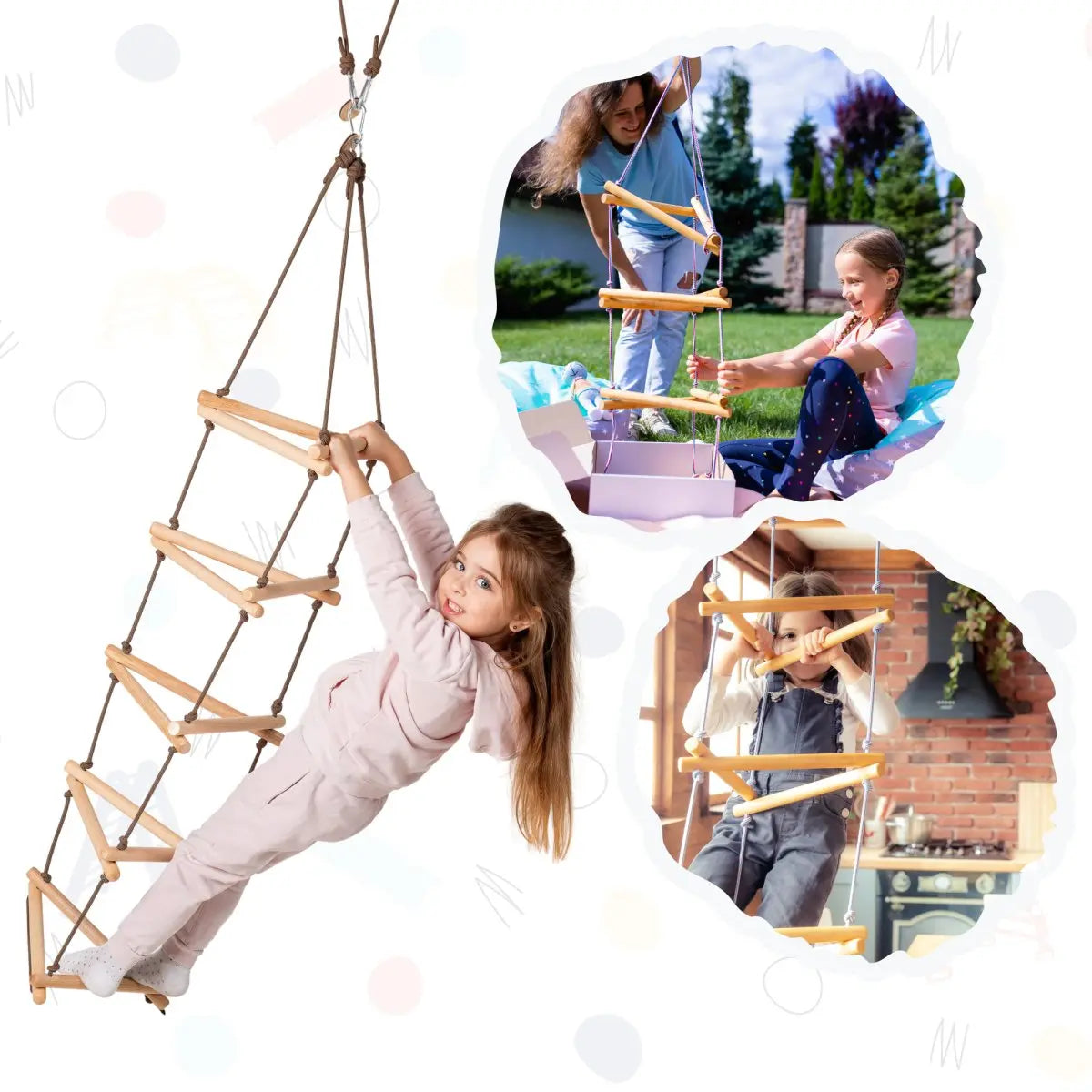 Triangle Rope Tracker Triangle rope ladder for kids – Everett & Avery Co.